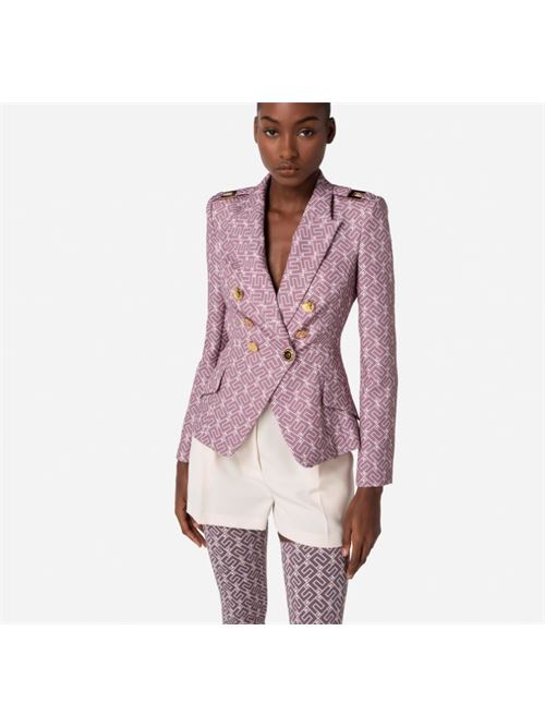 Purple jacket for women ELISABETTA FRANCHI | GI05936E2.BJ7